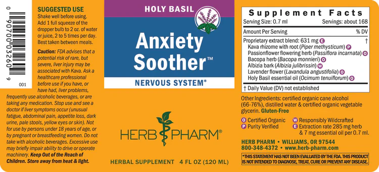 Herb Pharm® Mind Soother™ (formerly Anxiety Soother) - Image 4