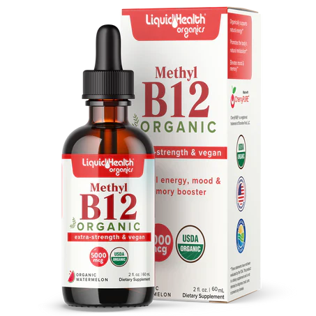 Organic Vitamin B12, Pure Methyl B12 Drops