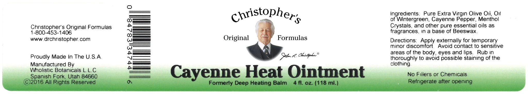 Cayenne Heat - 4 oz. Ointment - Image 3