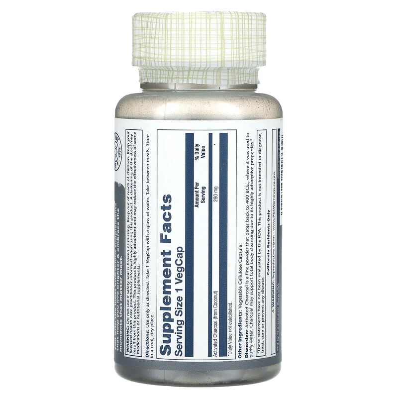 Activated Charcoal 280mg - Image 2
