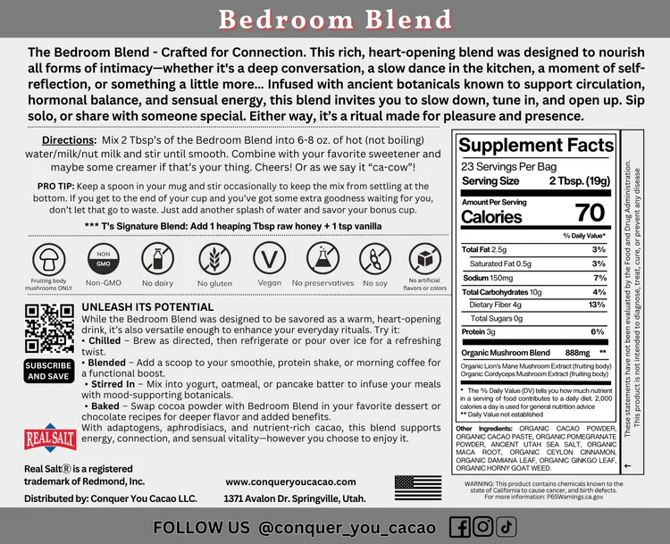Conquer You Cacao Bedroom Blend 8oz - Image 3