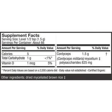 Host Defense® Cordyceps 3.5 oz Powder - Image 2