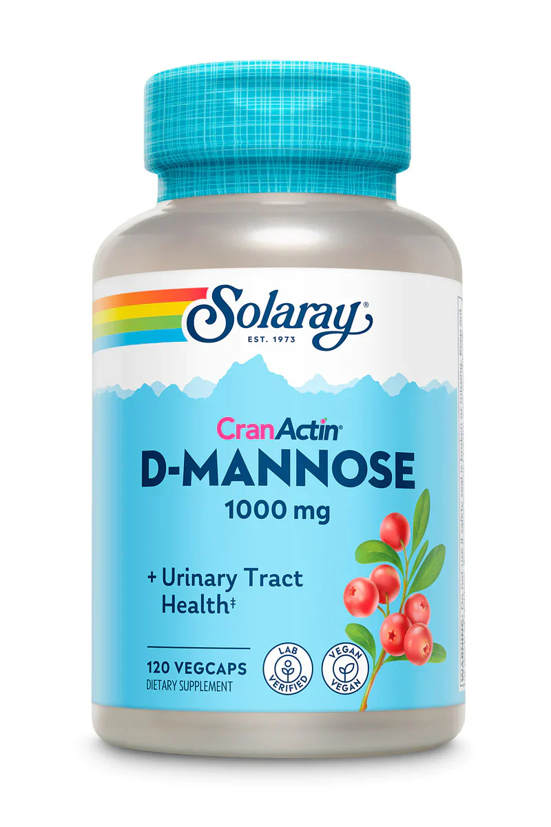 D-Mannose With Cranactin Cranberry Extract 120 Ct