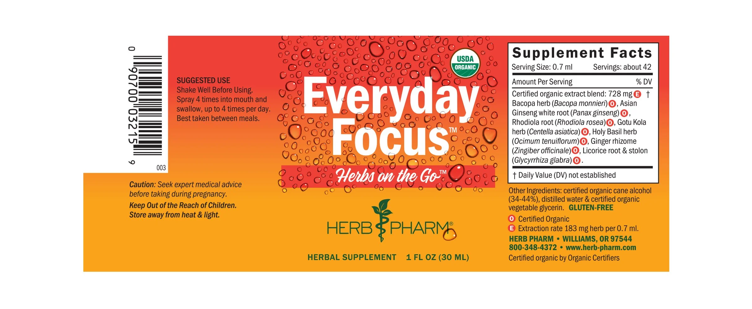 Herb Pharm® Everyday Focus™ - 1 oz - Image 2