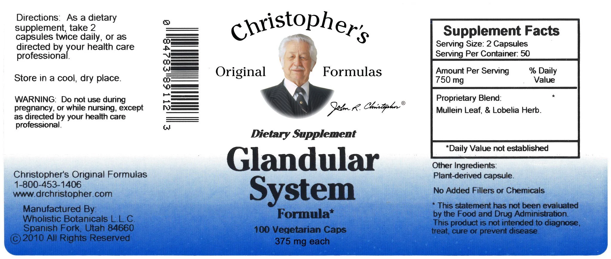 Glandular System - 100 Capsules - Image 2