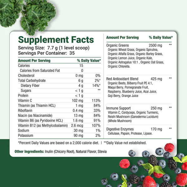 Greens + Reds w/ Immune Support - Image 3