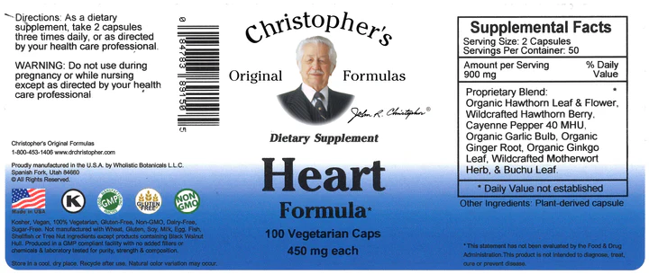 Heart Formula - 100 Capsules - Image 2