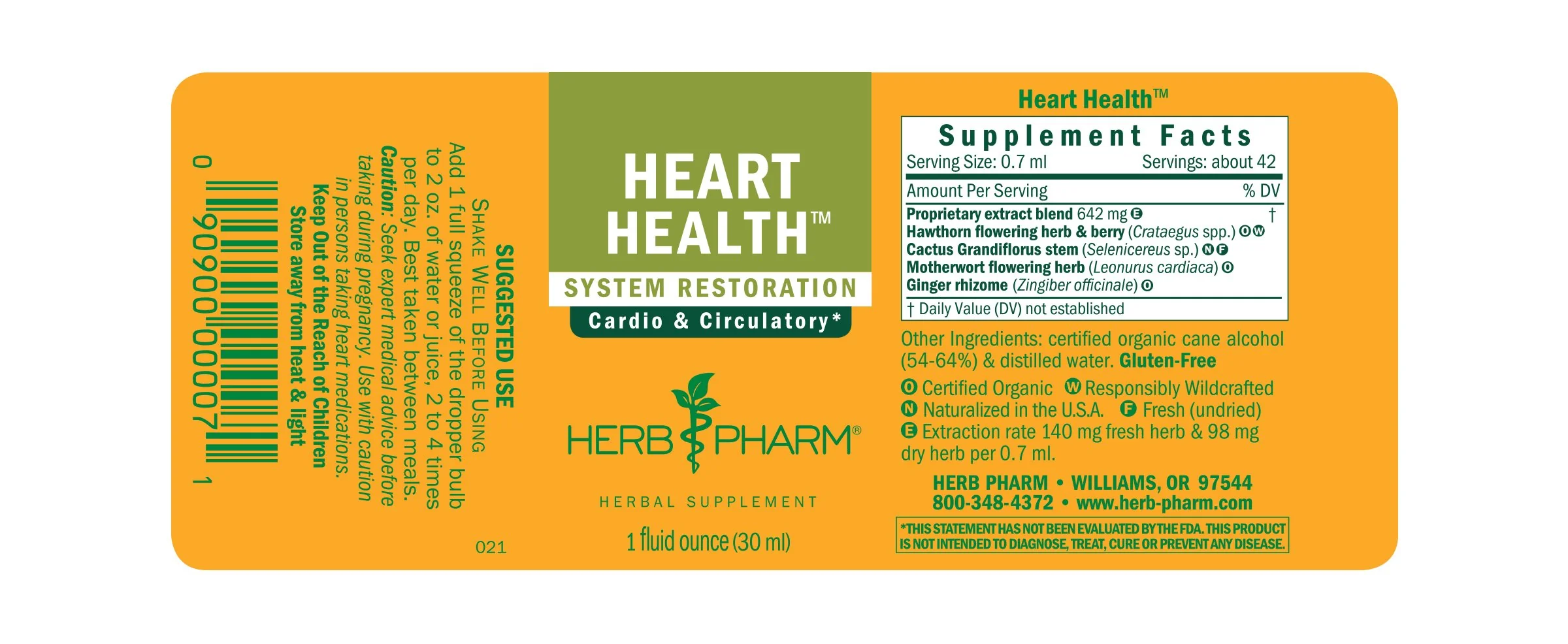 Herb Pharm® Heart Health™ - 1 oz - Image 2