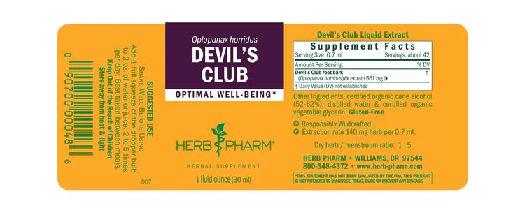 Herb Pharm® Devil's Club - 1 oz - Image 2
