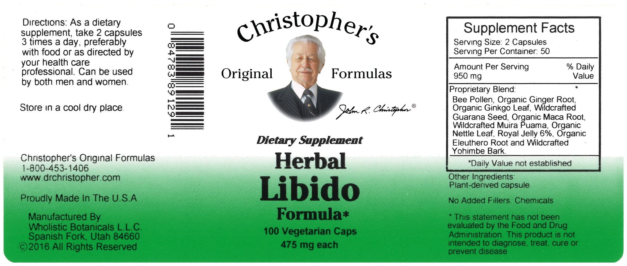 Herbal Libido - 100 Capsules - Image 3