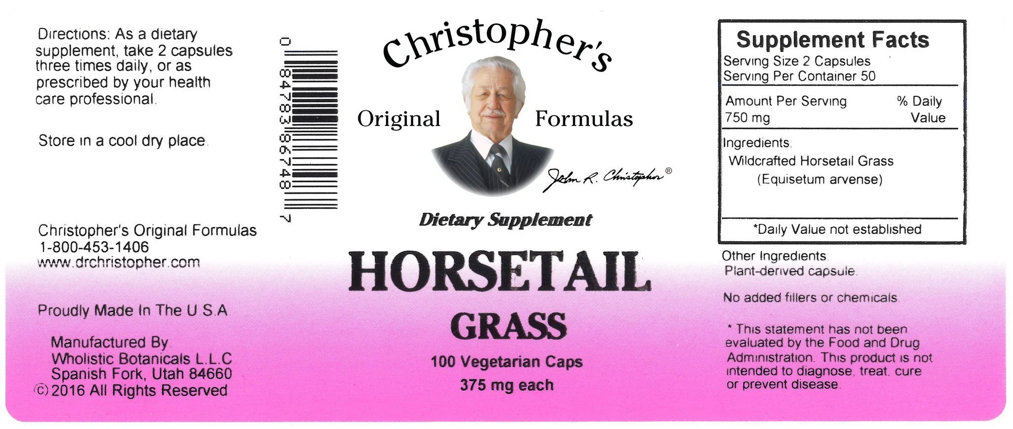 Horsetail - 100 Capsules - Image 2