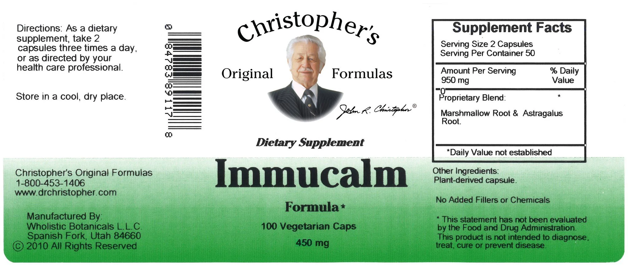 Immucalm - 100 Capsules - Image 3