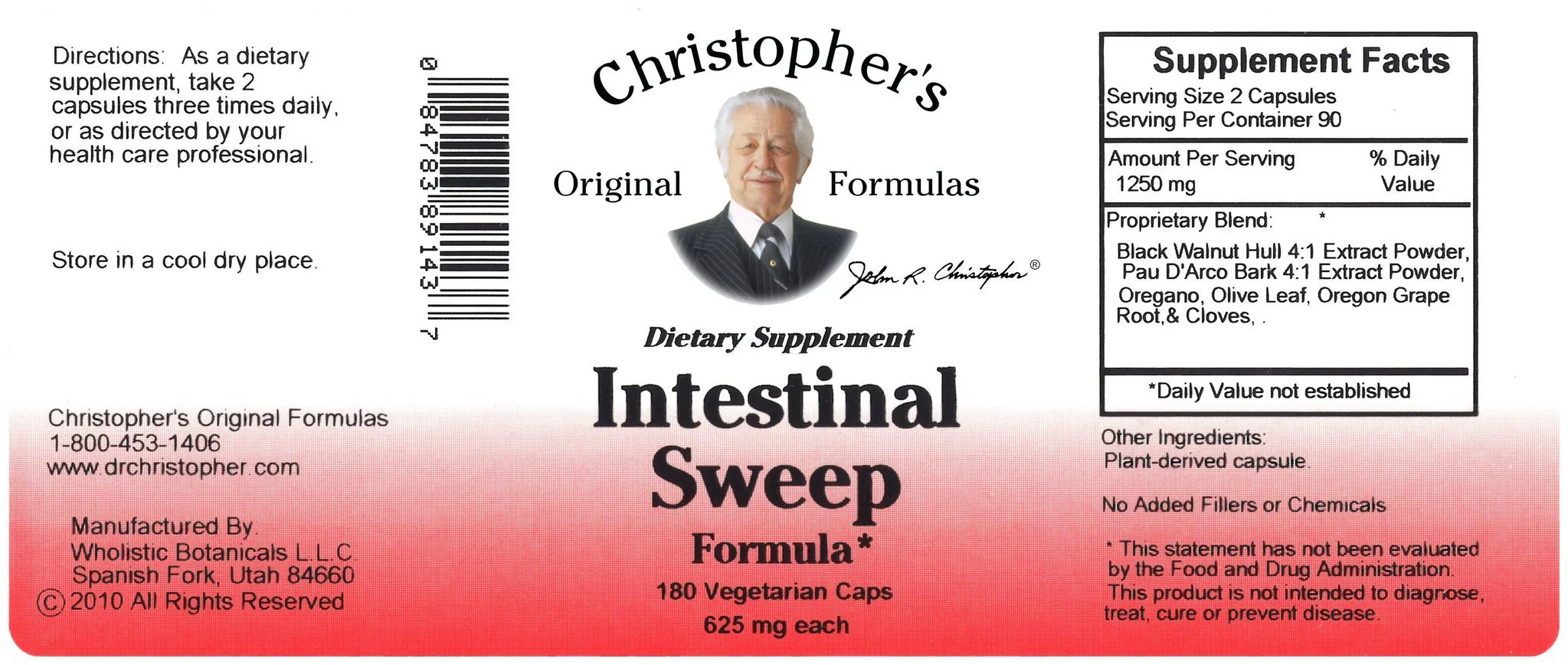 Intestinal Sweep - 180 Capsules - Image 2