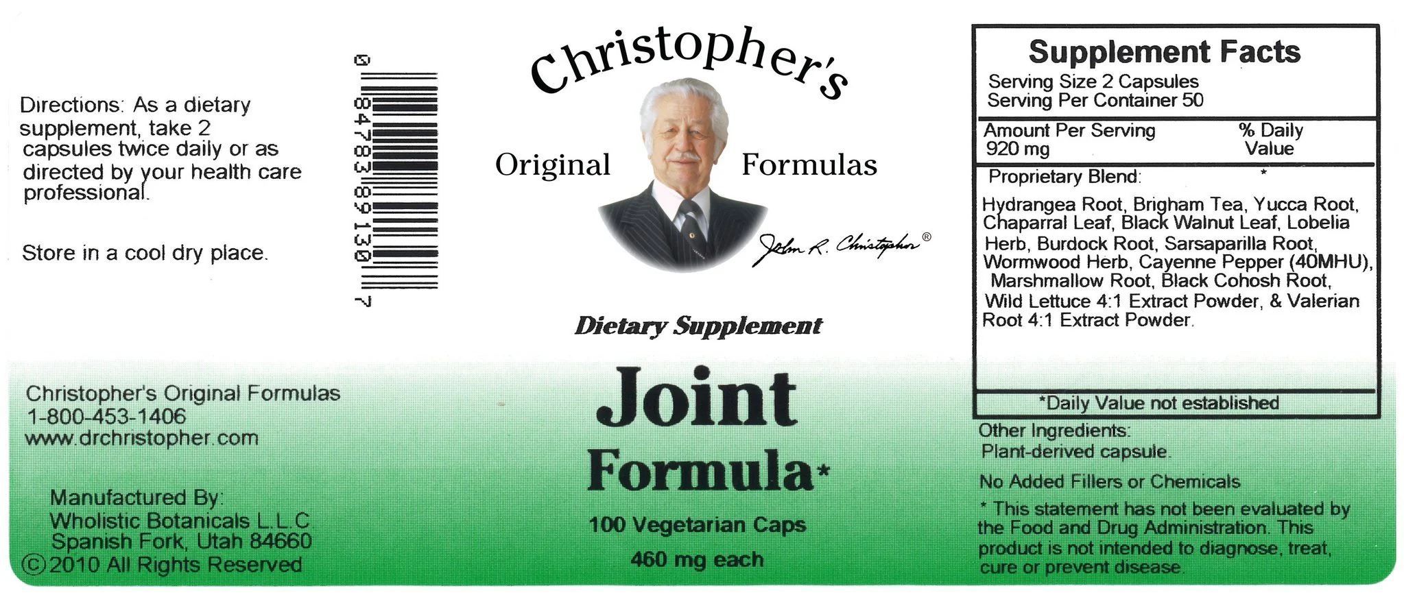 Joint Formula - 100 Capsules - Image 2