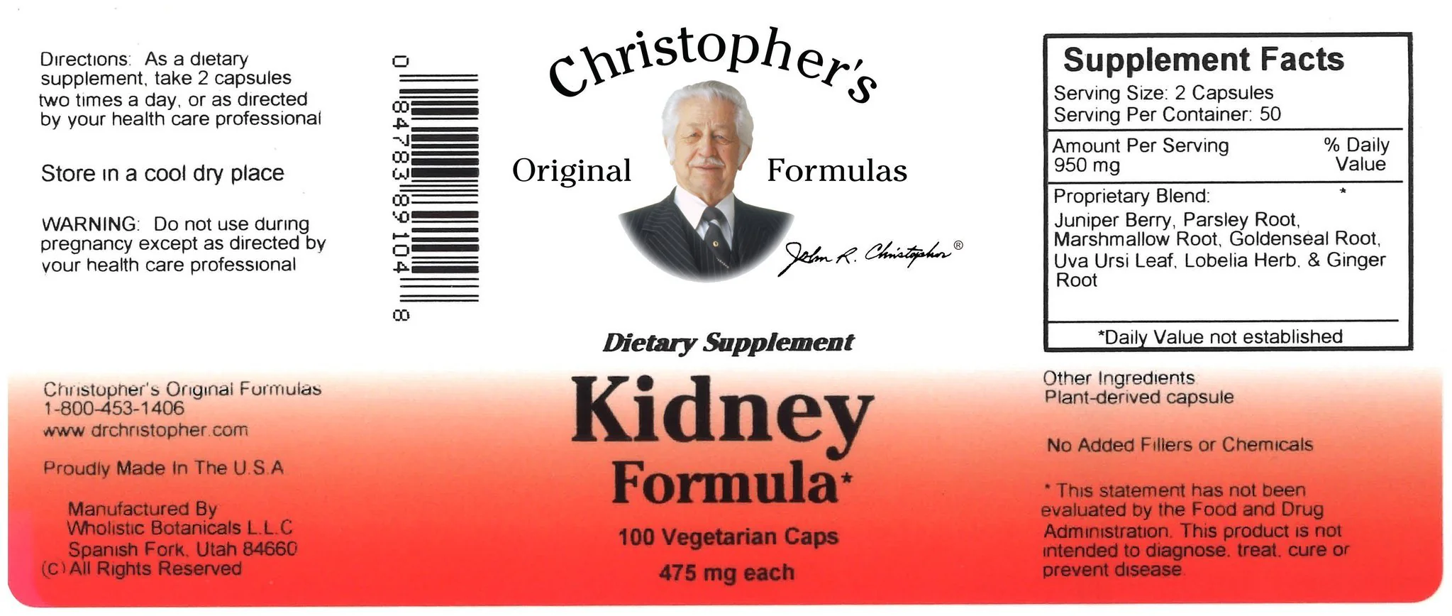 Kidney Formula - 100 Capsules - Image 3