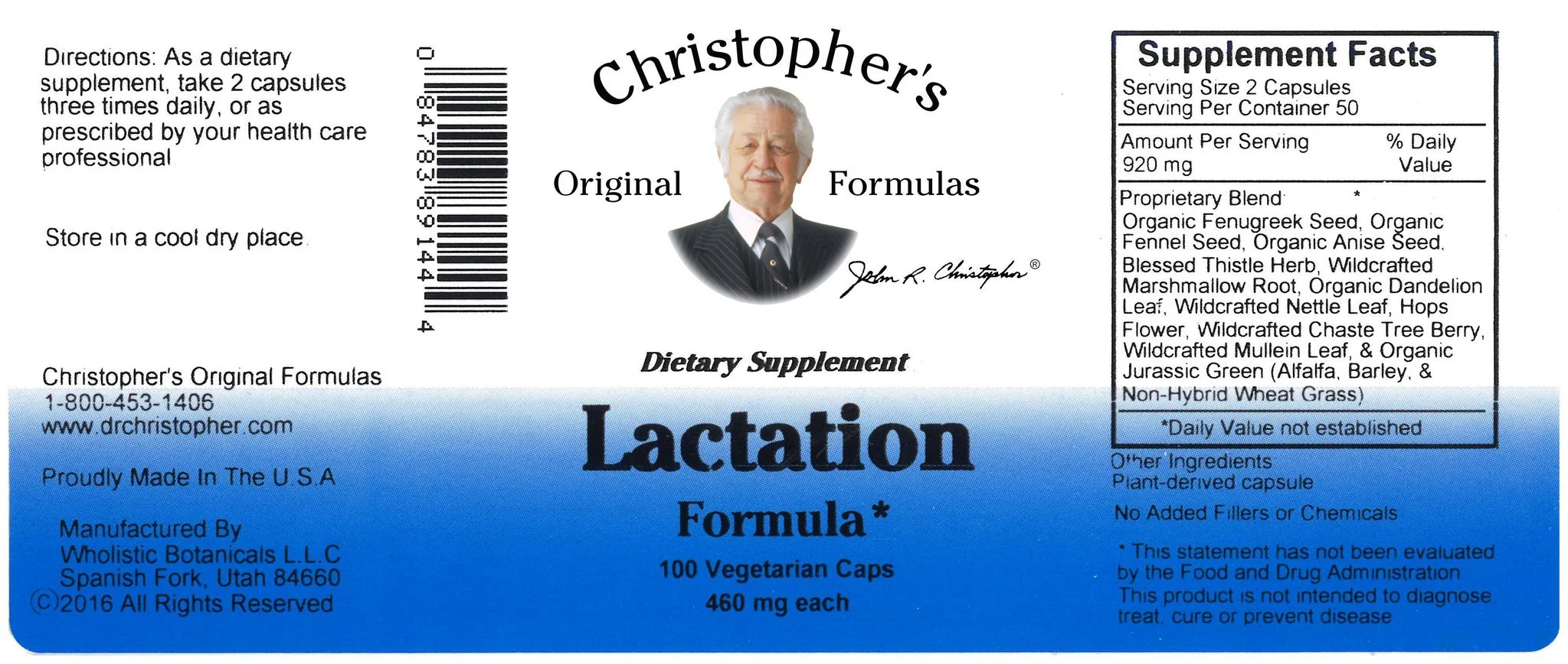 Lactation Formula - 100 Capsules - Image 3
