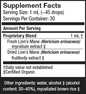 Host Defense® Lion’s Mane Extract - 1 oz - Image 2