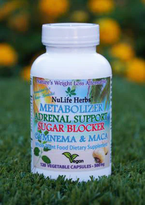 Metabolizer Adrenal Support Sugar Blocker 120 Capsules
