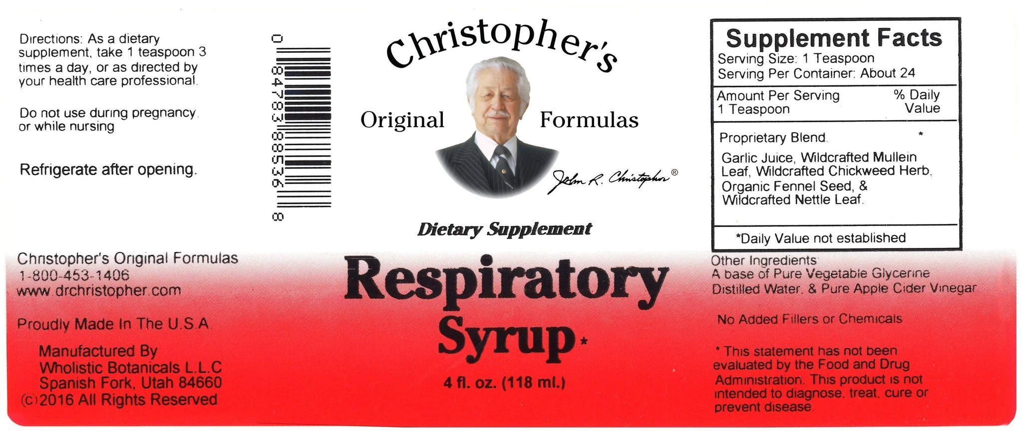 Respiratory Syrup - 4 oz. - Image 3