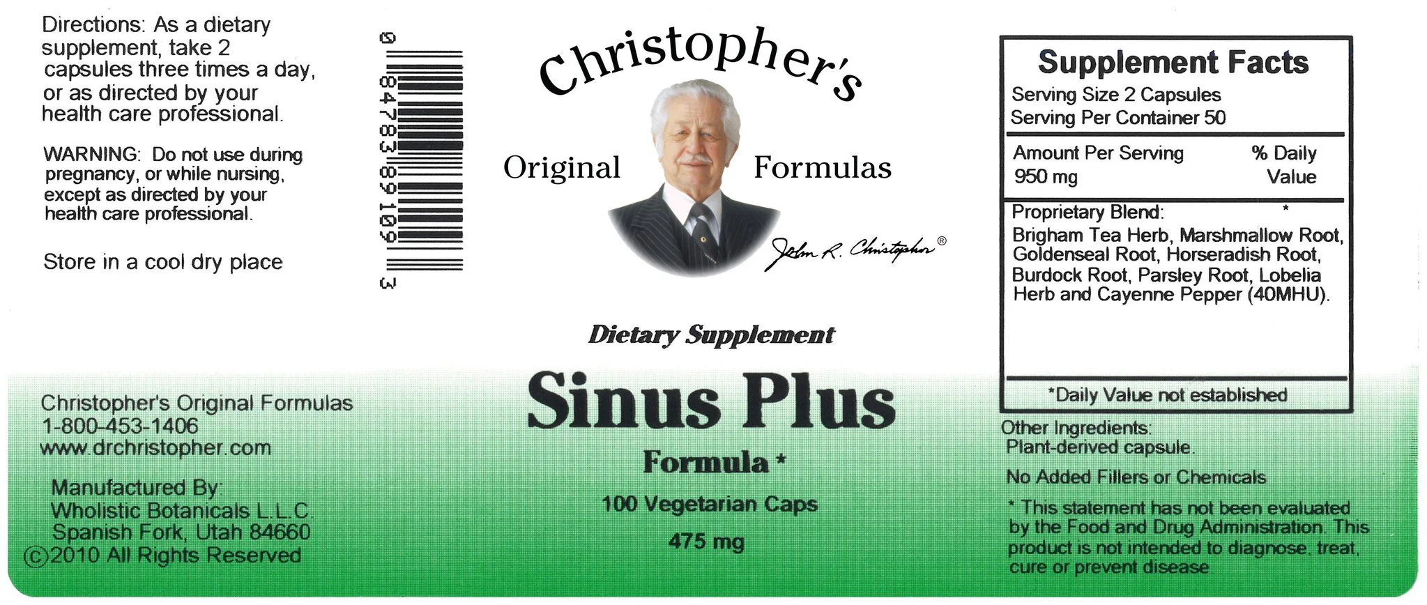 Sinus Plus - 100 Capsules - Image 2