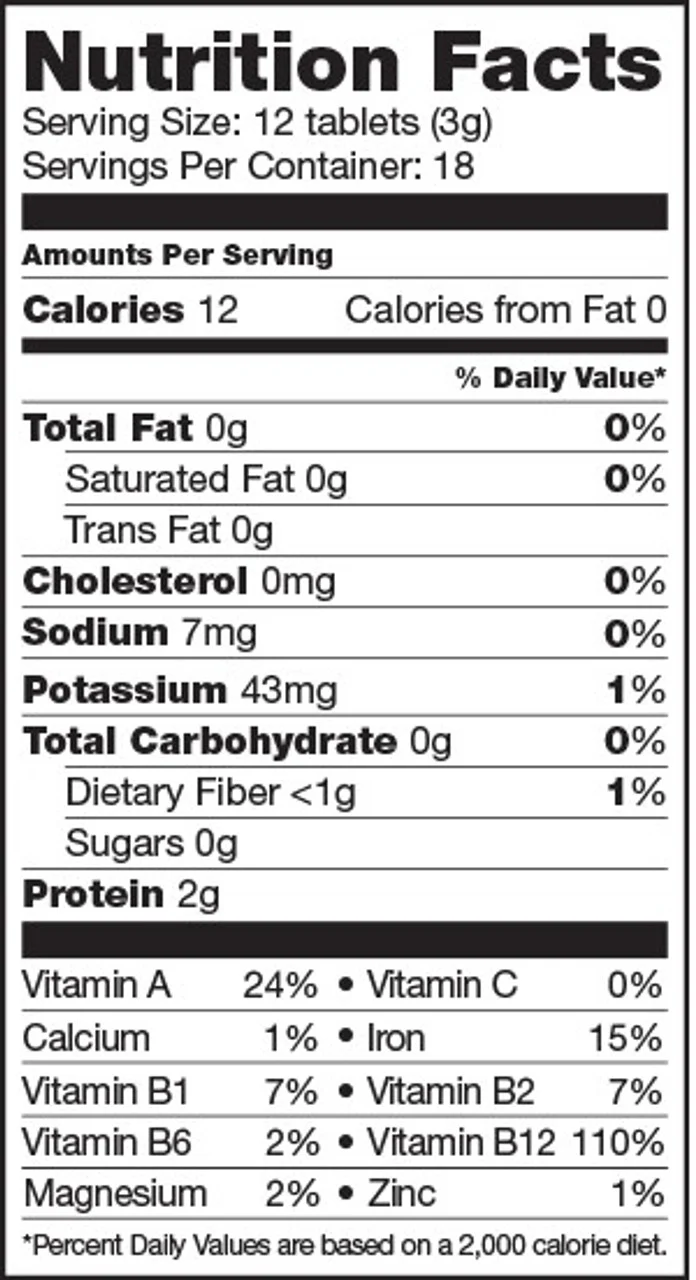 Spirulina Chlorella Tablets 4oz - Image 3
