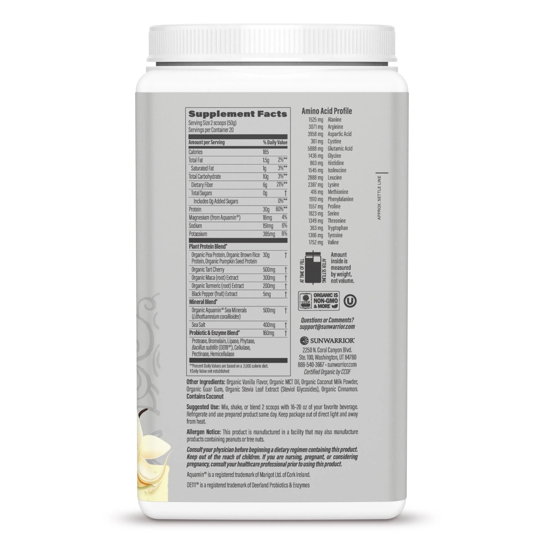 Sunwarrior Active Protein 2.2lb - Image 6