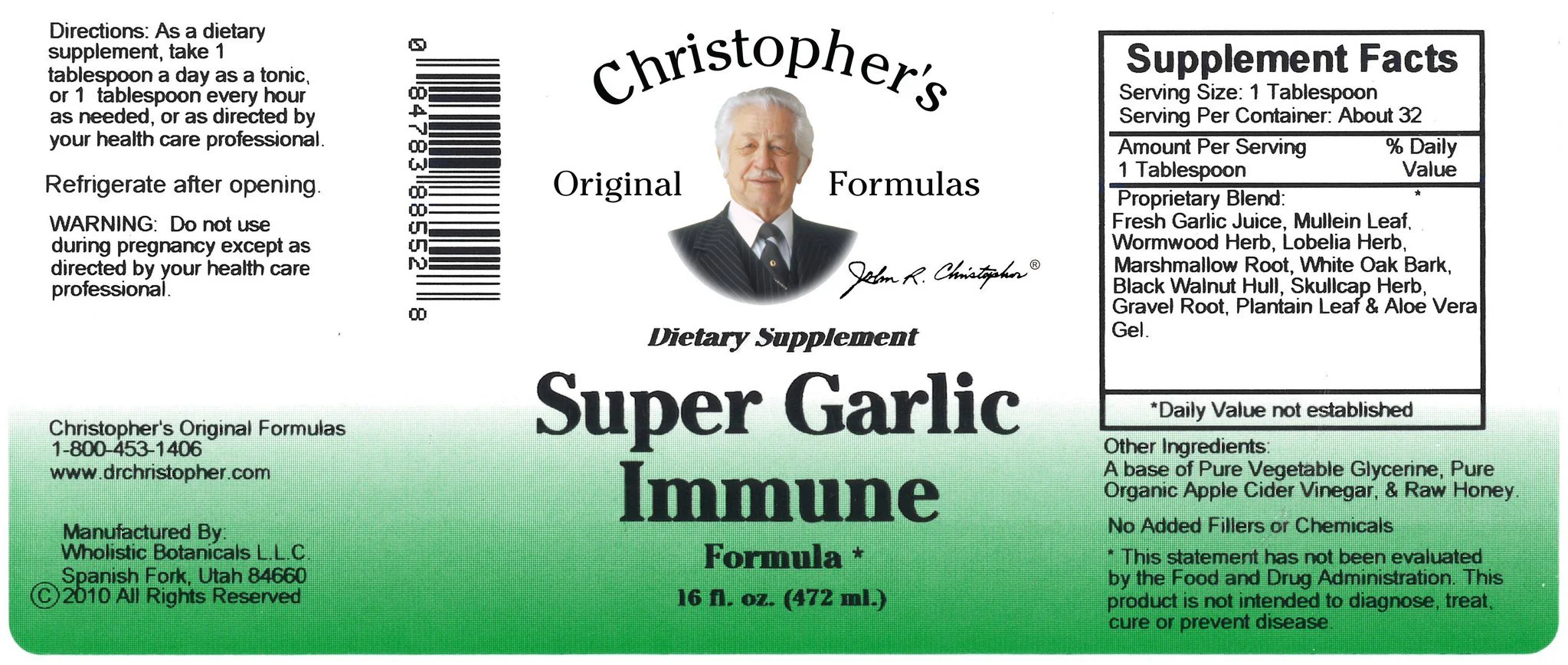 Super Garlic Immune Formula - 16 oz - Image 3