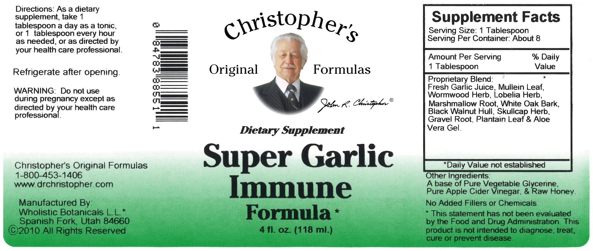 Super Garlic Immune Formula - 4 oz. - Image 3