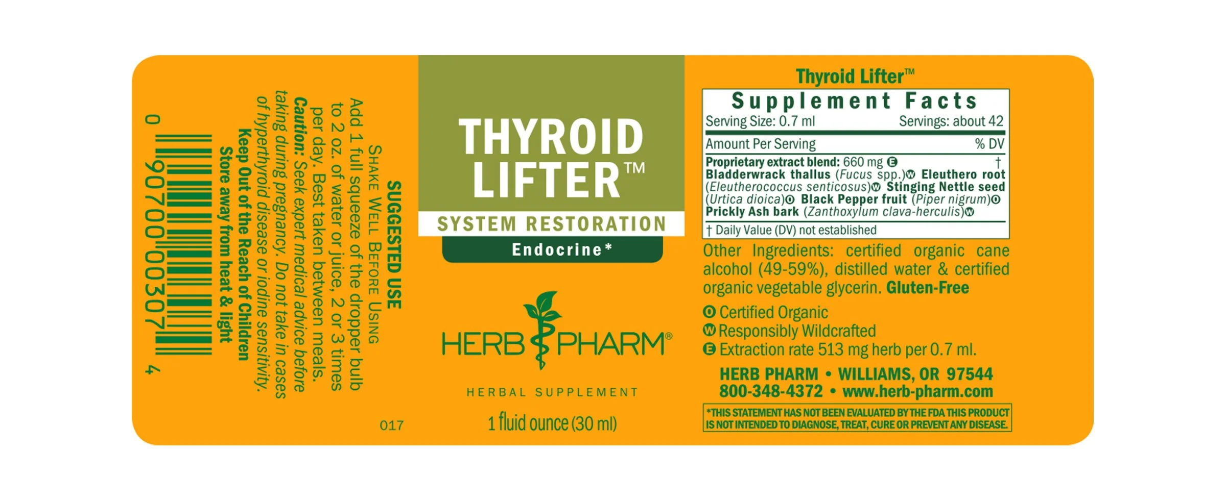 Herb Pharm® Thyroid Lifter™ - 1 oz - Image 2