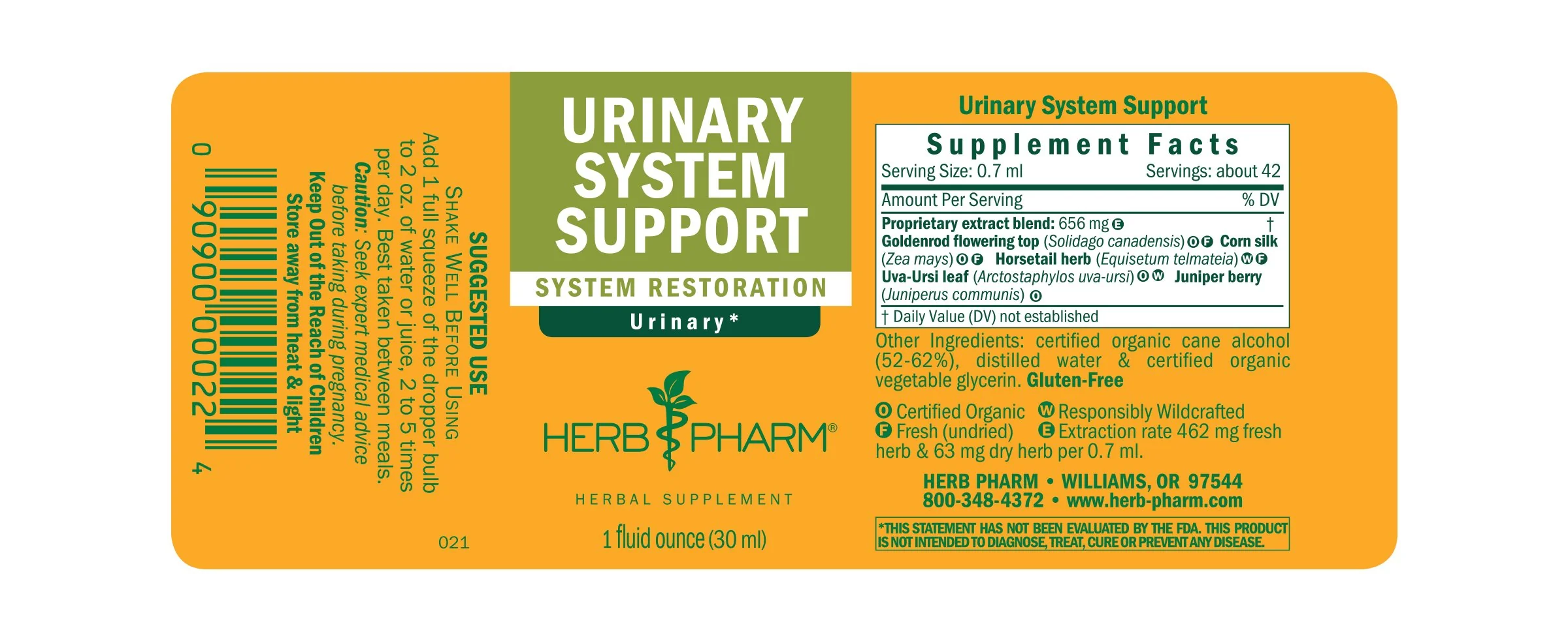 Herb Pharm® Urinary System Support - 1 oz - Image 2