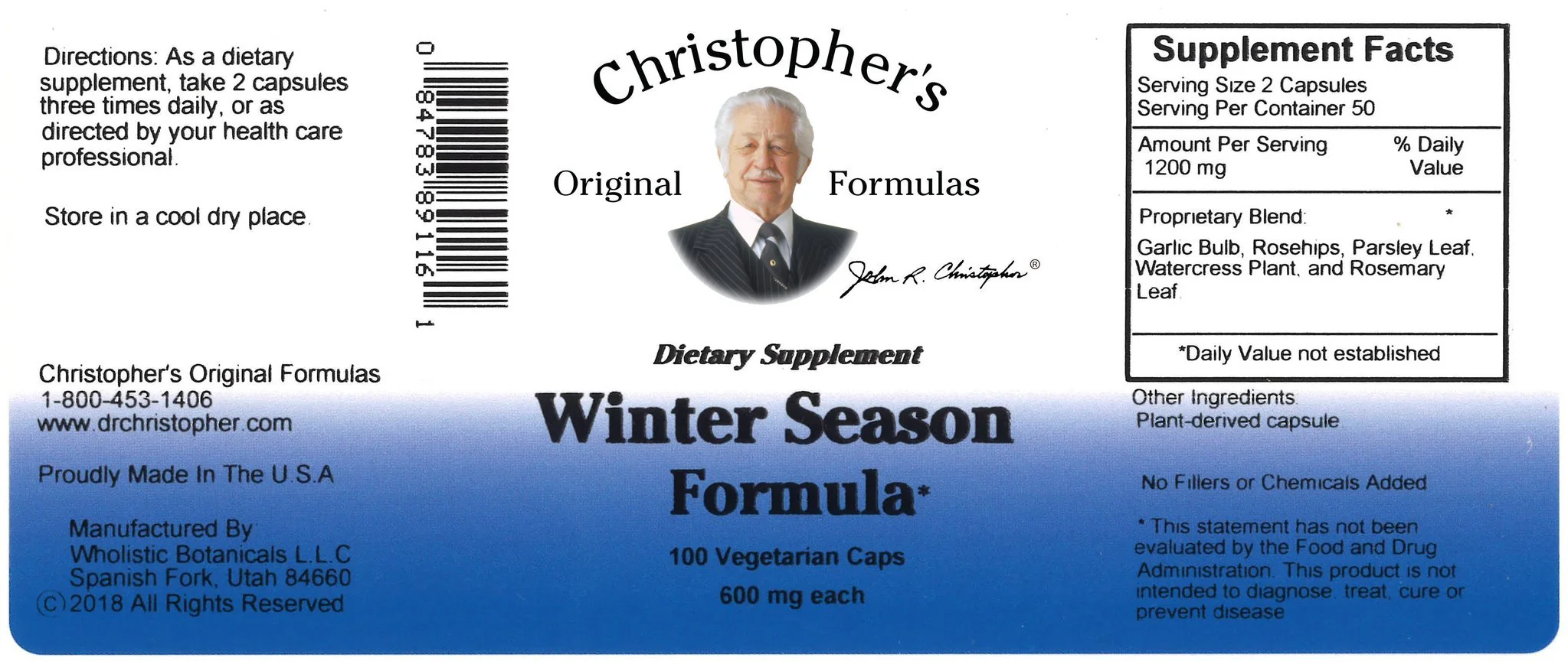 Winter Season Formula - 100 Capsules - Image 2